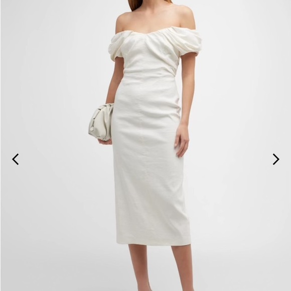 ALC NWT White Off The Shoulder Dress - Picture 1 of 7